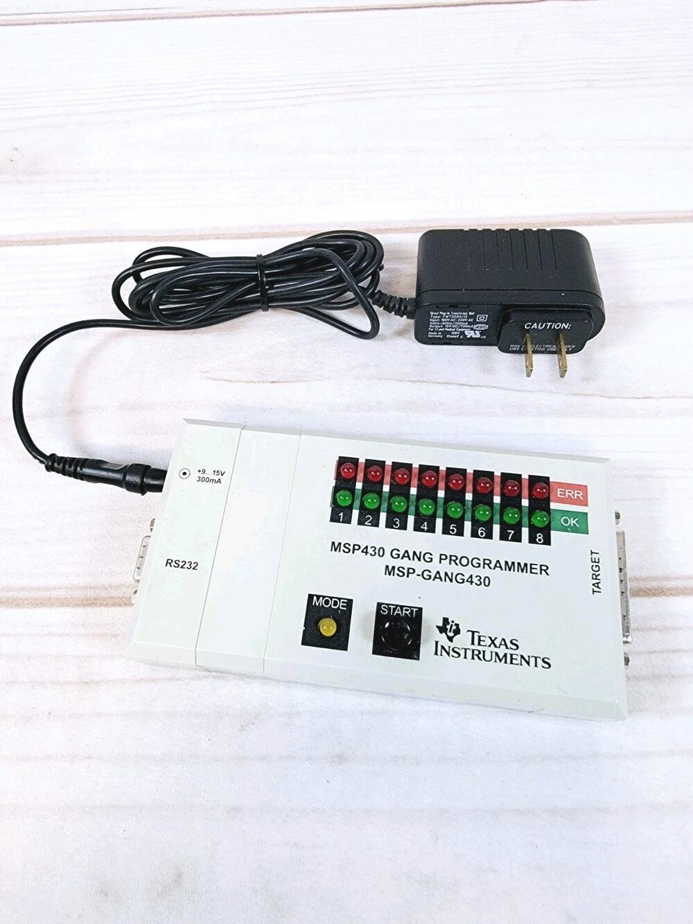 Texas Instruments MSP430 Gang Programmer MSP-GANG430 W/ AC Adapter